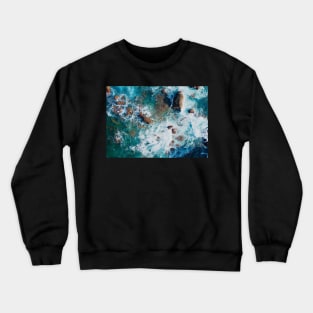 THE ROUGH AND ROCKY SHORELINE DESIGN Crewneck Sweatshirt